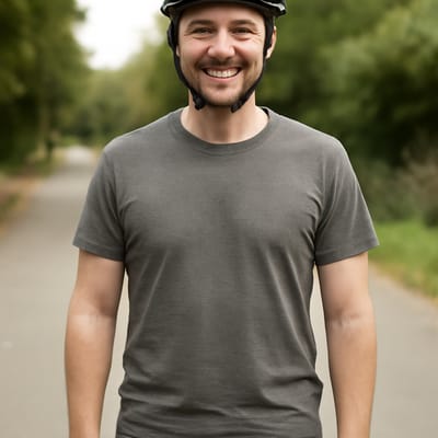 What should a properly fitted bicycle helmet feel like?